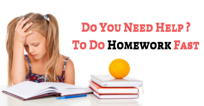 How To Do Your Homework Faster By Following Necessary Steps