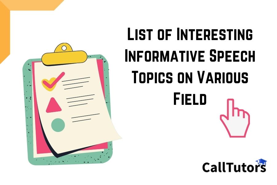 2021 List Of Interesting Informative Speech Topics On Various Field