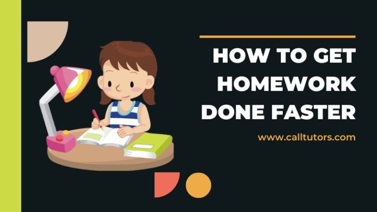 how to get homework done super fast