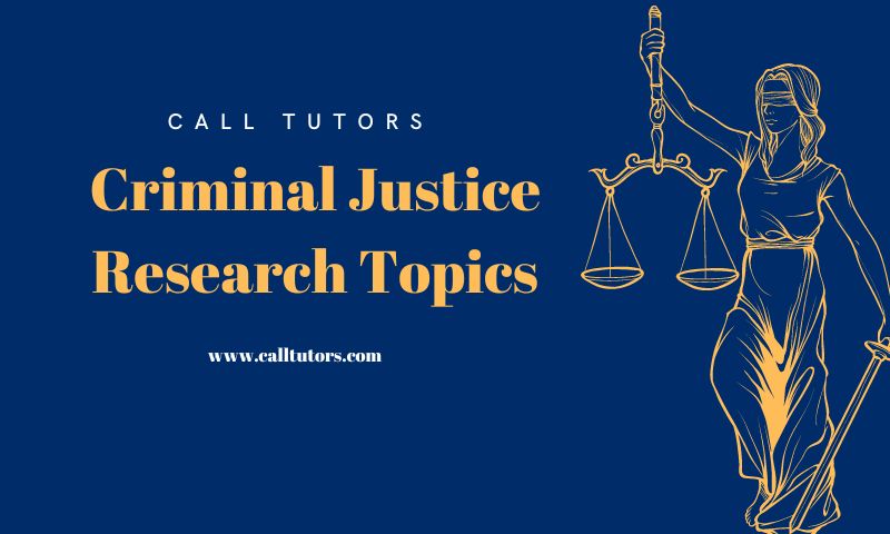 criminal justice literature review topics