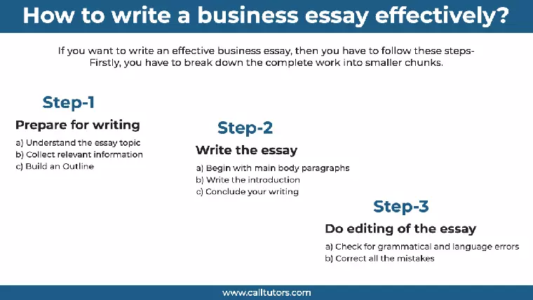 how to write business Essay?